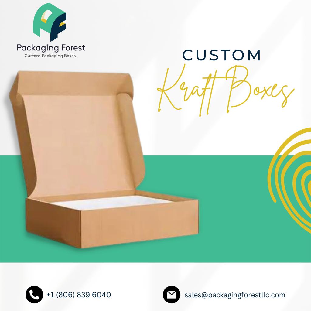 Lovely Custom Kraft Packaging Boxes