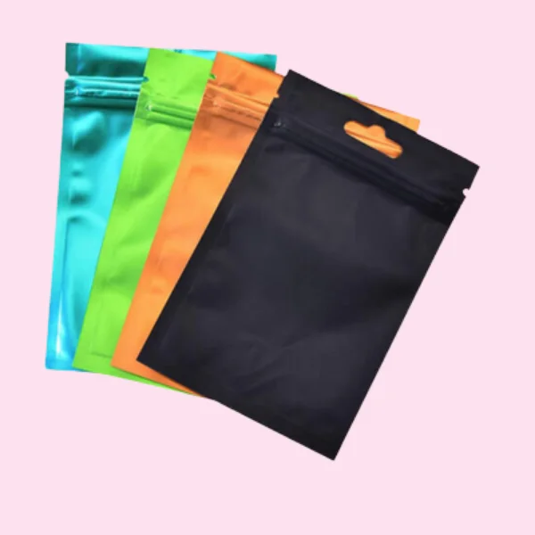 Mylar Bags with Hanger