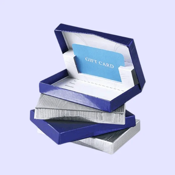 Custom Gift Card Boxes