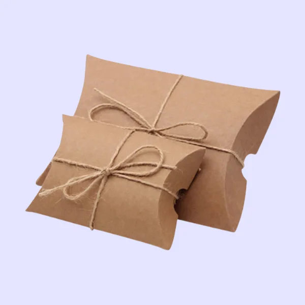 Custom Kraft Paper Pillow Boxes