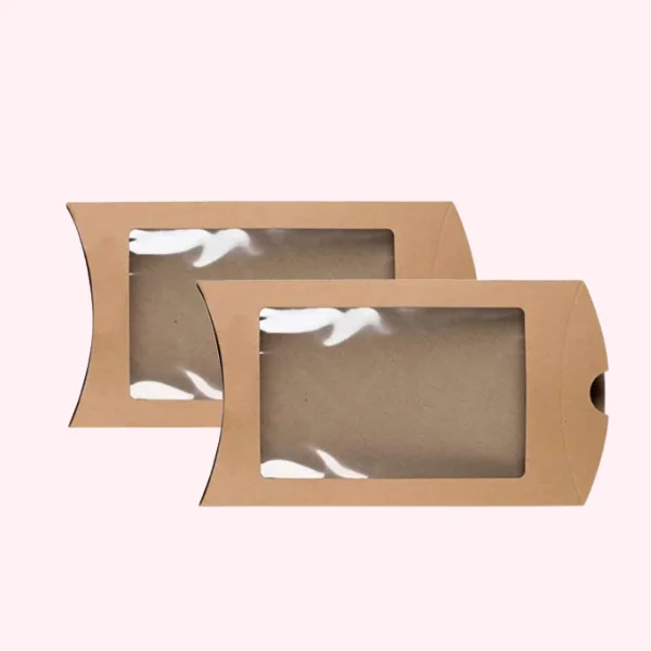 Custom Kraft Paper Pillow Boxes