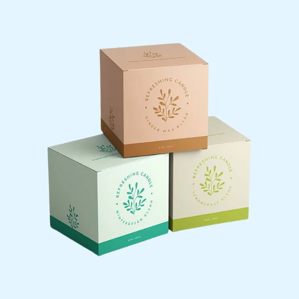 Custom Cardstock Candle Boxes