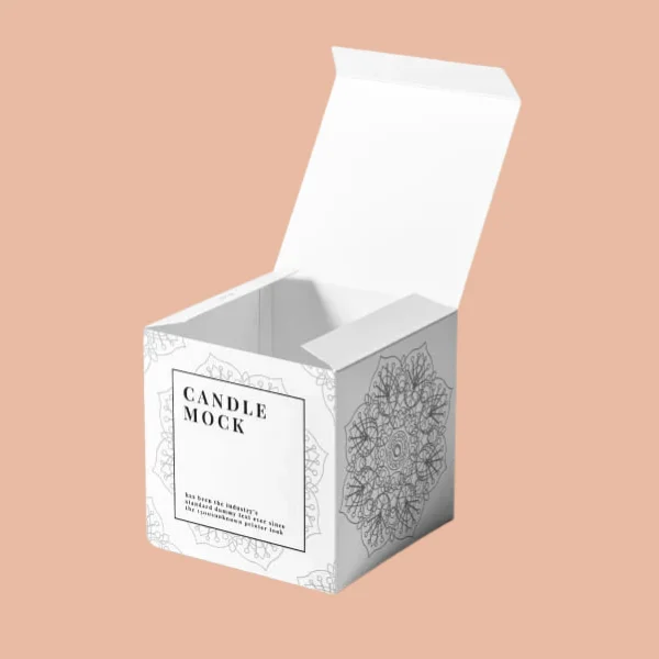 White Candle Boxes
