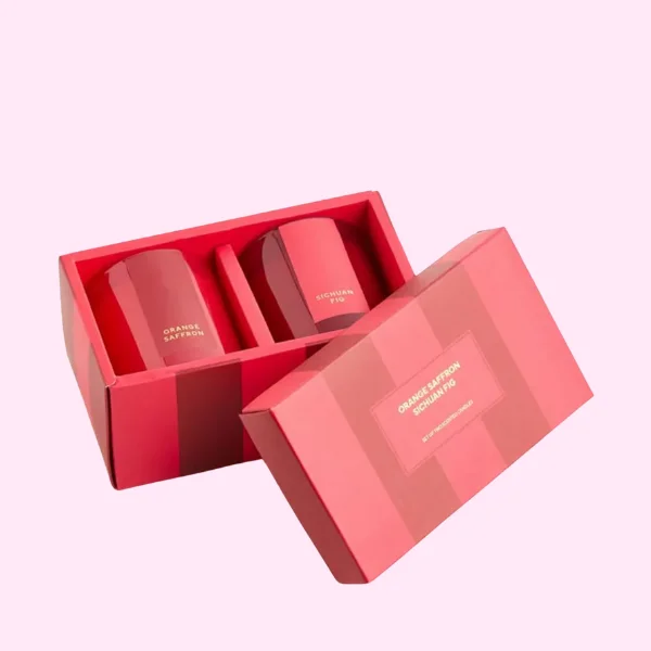 Custom Two Piece Candle Boxes