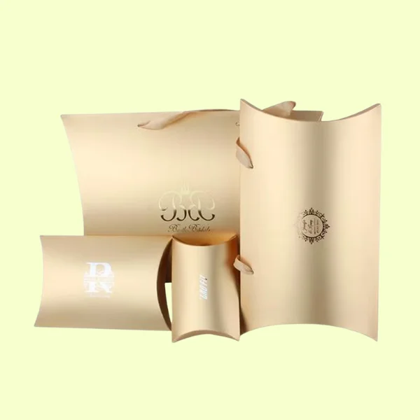 Custom Fancy Paper Pillow Boxes