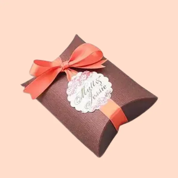 Custom Wedding Gift Pillow Boxes