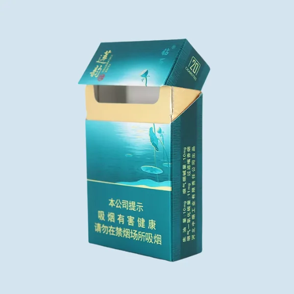 Empty Paper Flip Top Cigarette Boxes