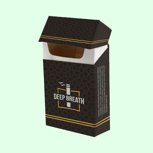 Empty Paper Flip Top Cigarette Boxes