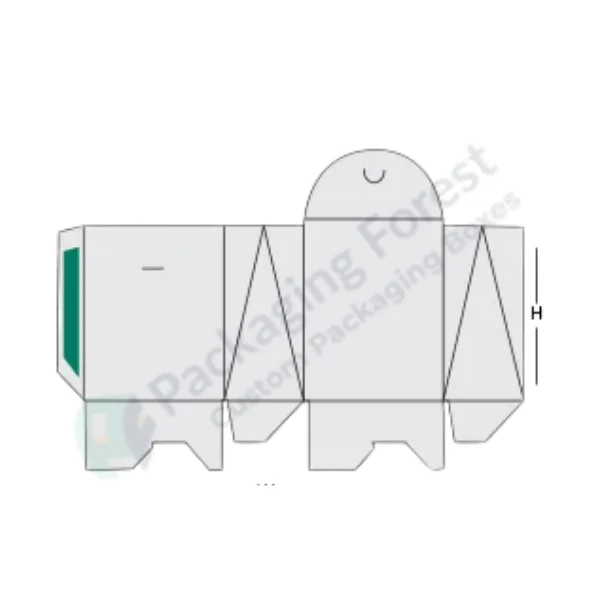 Gable Bottom Box Template