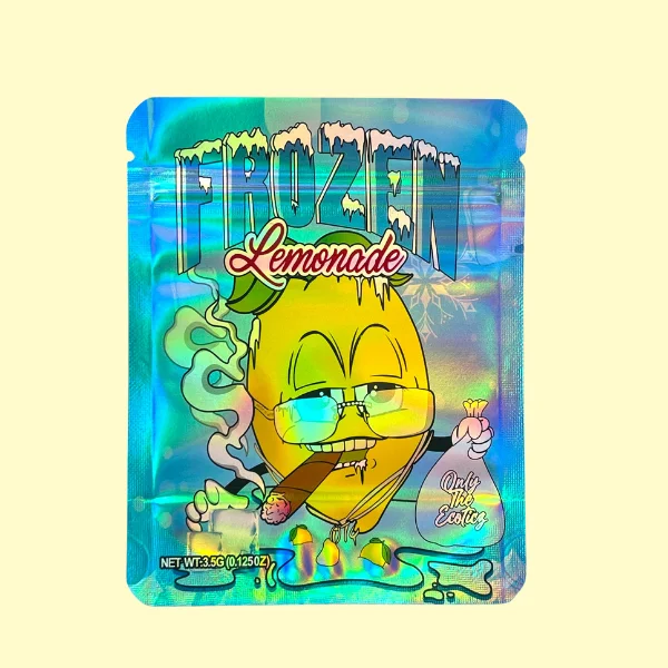 Custom Printed 4x6 x2 ” Mylar Bags (1/4 oz)