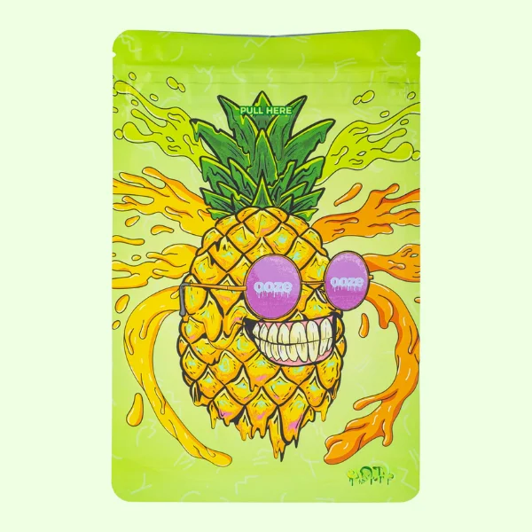 Custom Printed 3.5 x 5 x 2" Mylar Bags (1/8 oz)