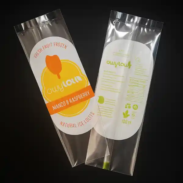 Popsicle wrapper bags