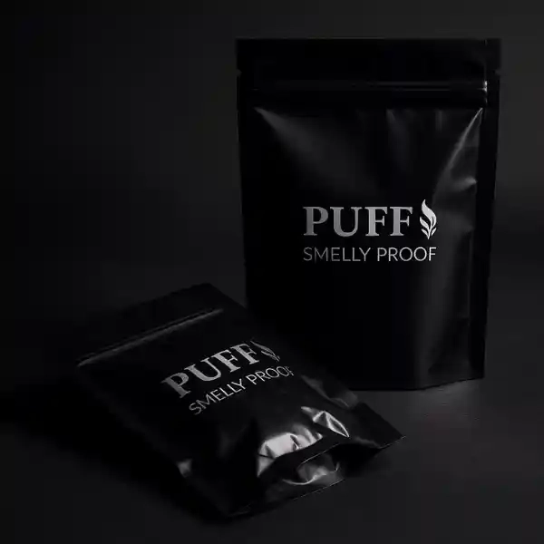 Custom Printed 3.5 x 5 x 2" Mylar Bags (1/8 oz)