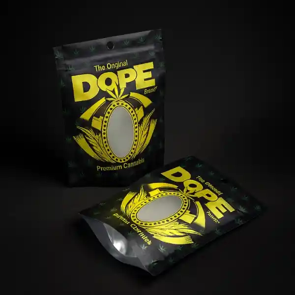 Custom Printed 3.5 x 5 x 2" Mylar Bags (1/8 oz)