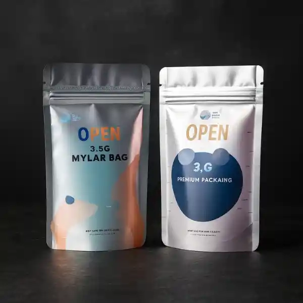 Custom Printed 4x6 x2 ” Mylar Bags (1/4 oz)