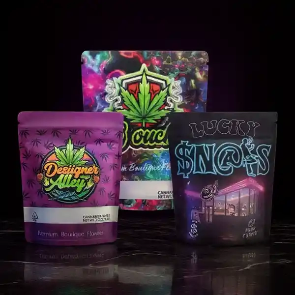 Custom Printed 4x6 x2 ” Mylar Bags (1/4 oz)