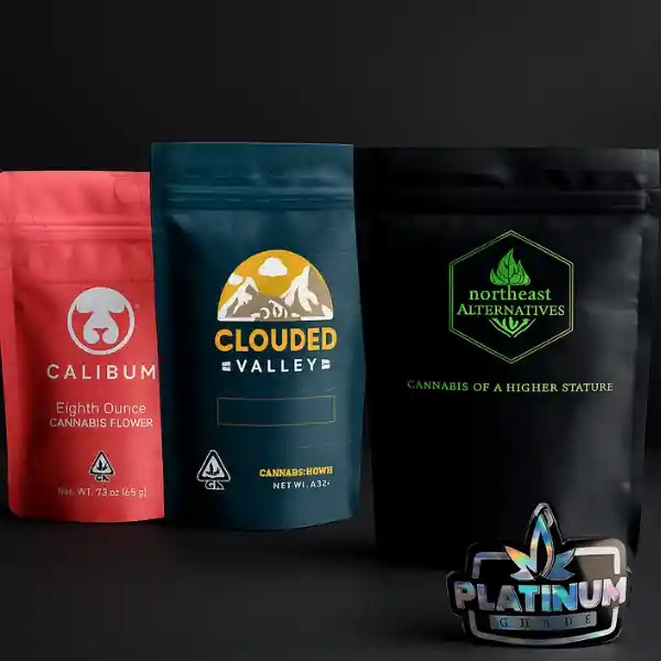 Custom Printed 4x6 x2 ” Mylar Bags (1/4 oz)