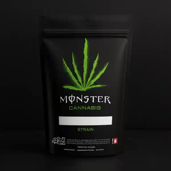 Custom Printed 5x8x 3" Mylar Bags (1/2 oz)