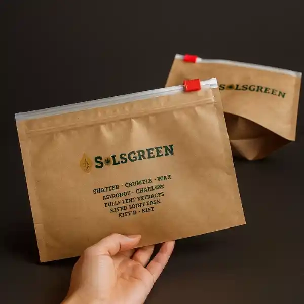 Custom Printed 8x10 x 4" Mylar Bags (1/4 Lb)