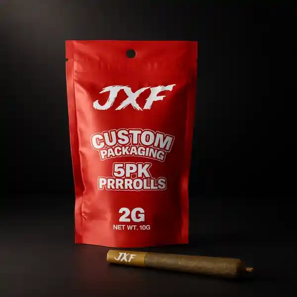 Custom Printed 2.5x6” Pre Roll Mylar Bags