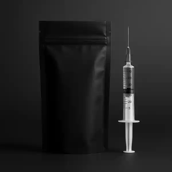 Custom Printed 2.25x8.5” Syringe Bags