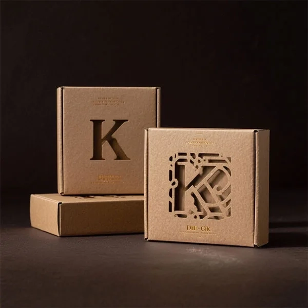 Kraft Die Cut Boxes