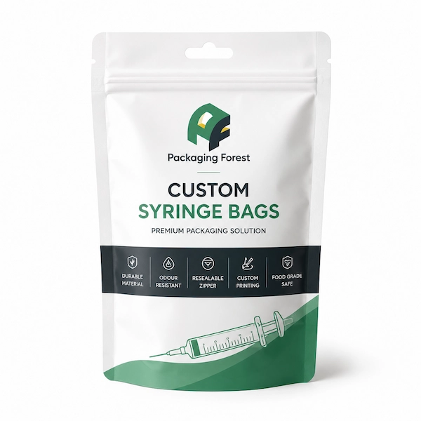 Custom Printed 2.25x8.5” Syringe Bags