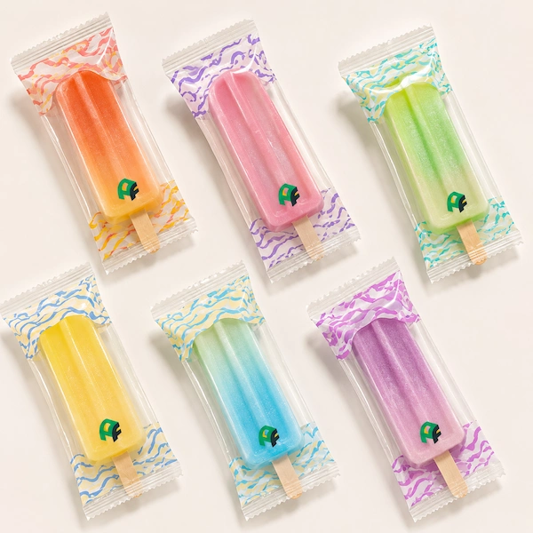 Popsicle wrapper bags