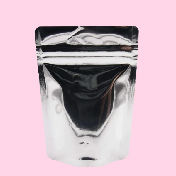 Dual Compartment Custom Mylar Bags  6.5 x 8  - (1/2) with Aluminum layer Air shipping ddp included to USA
