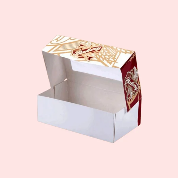 Custom 4 Corner Lid Display Box Template