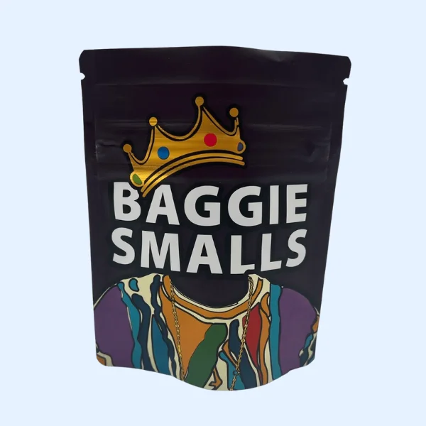 Dual Compartment Custom Mylar Bags 4.25 x 5 - (1/8) with Aluminum layer Air shipping ddp included to USA