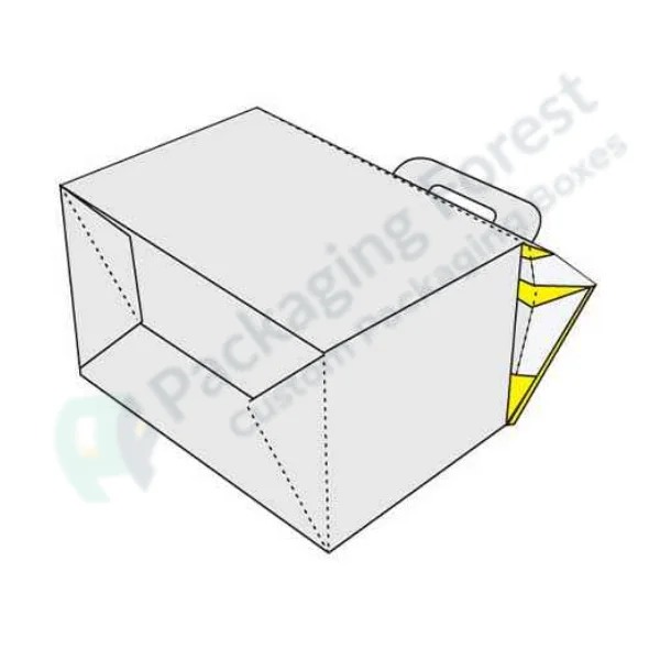 Custom Gable Bottom Packaging Box Template
