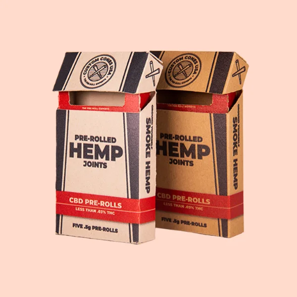Custom Hemp Cigarette Packaging Boxes Wholesale