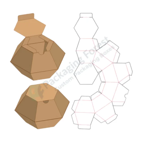 Custom Hexagon Box Template