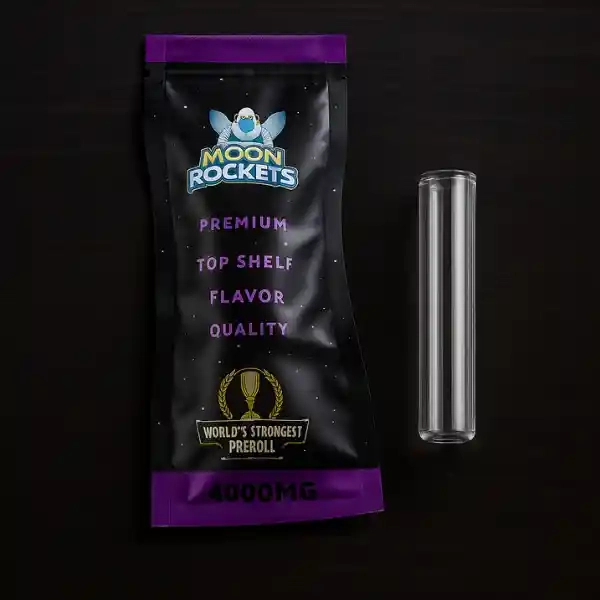 Custom Printed 2.2x4.5" Vape Cartridge Mylar Bags with Aluminum layer Air shipping ddp included to USA