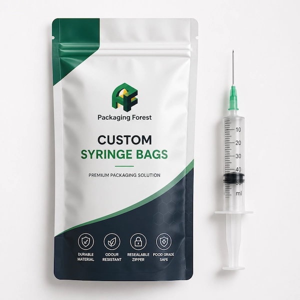 Custom Printed 2.25x8.5” Syringe Bags