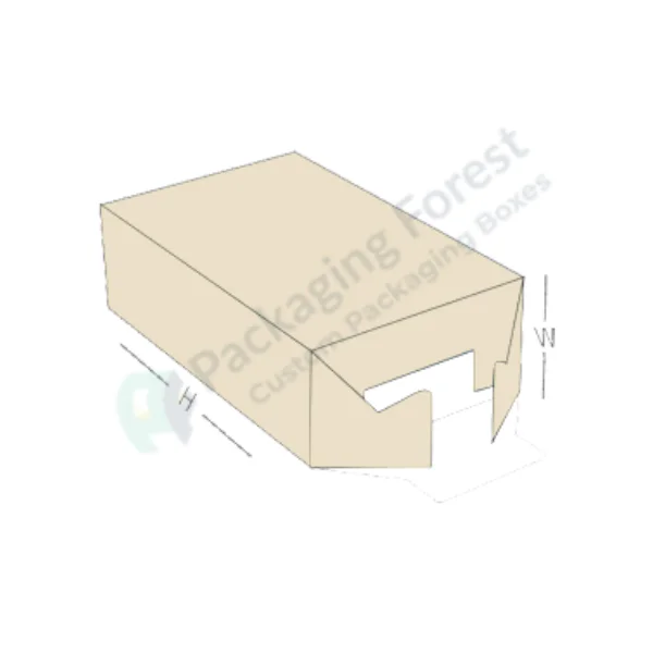 Lock Cap Bottom Box Template