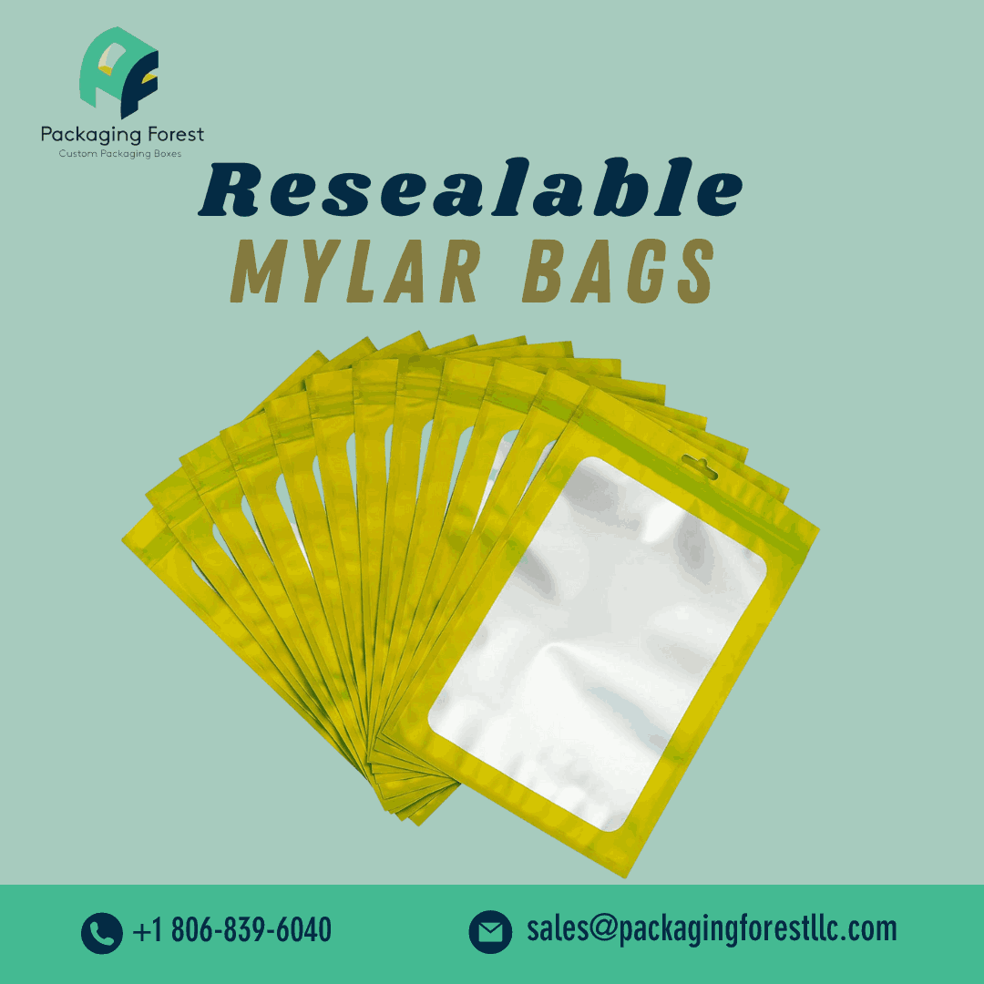 Resealable Mylar Bags Help In Driving The Brand Name