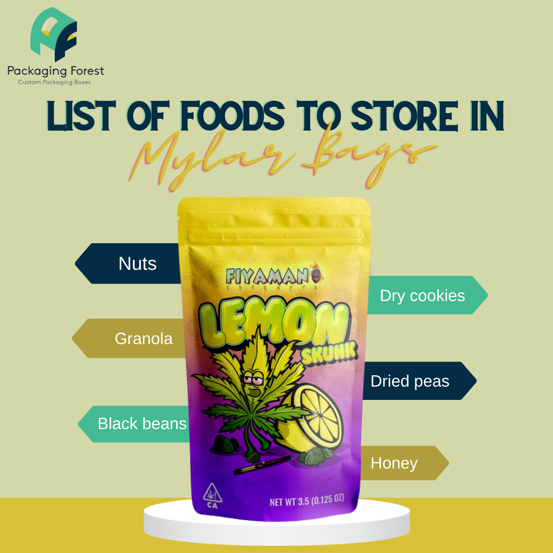 List Of Foods To Store In Mylar Bags