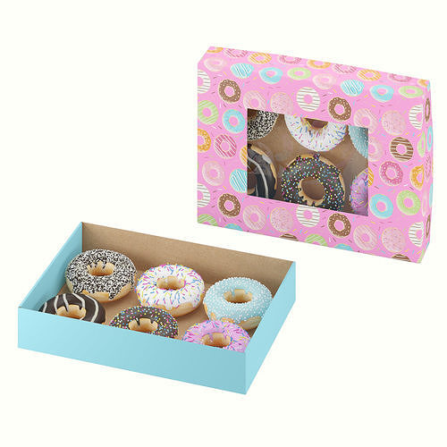 Donut Bouquet Boxes Custom Donut Bouquet Packaging Wholesale