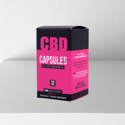 Custom CBD Oil & CBD Capsule Boxes