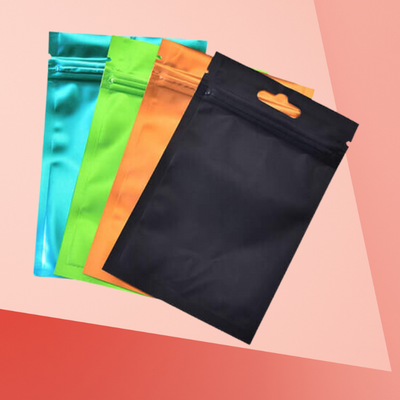 Custom Mylar Bags with Hanger